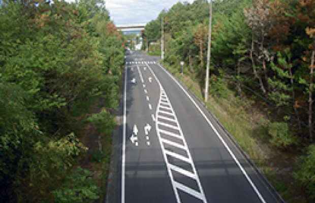 写真：一般国道368号（下比奈知）舗装整備工事の施工実績