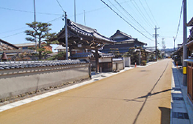 写真：初瀬街道景観まちづくりプロジェクト事業 の施工実績